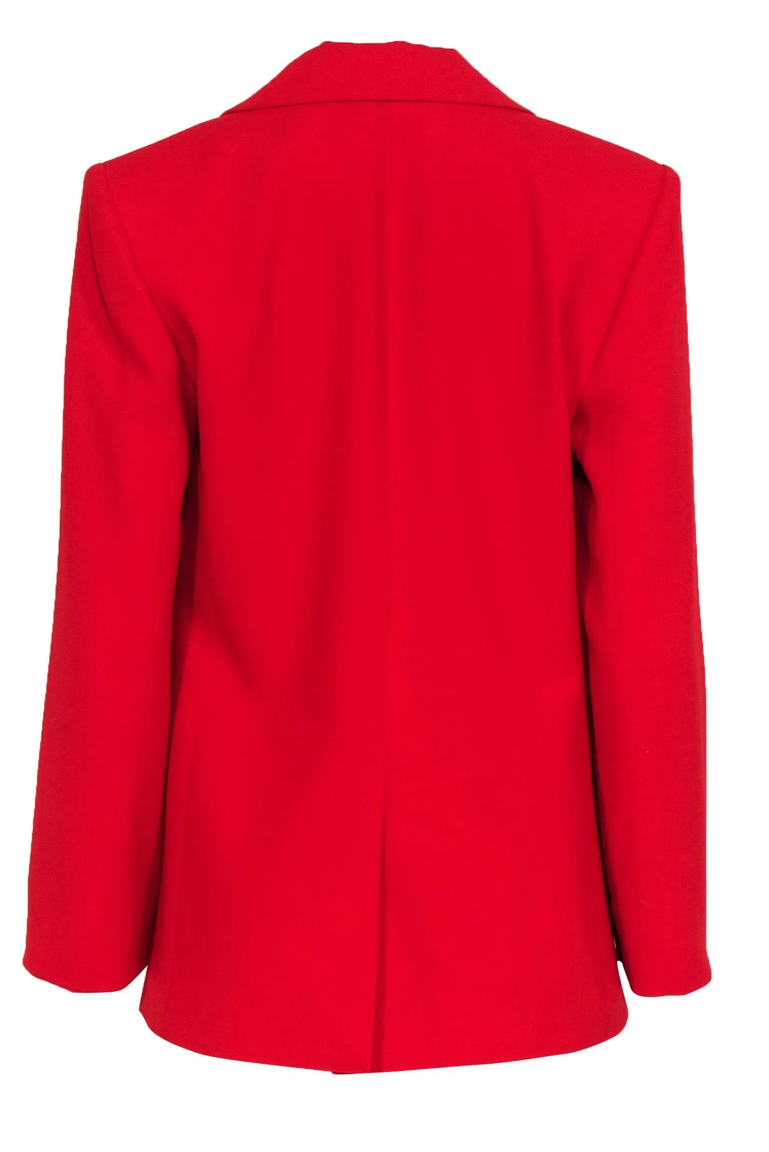 Alice & Olivia - Bright Red Buttoned Blazer Sz 8