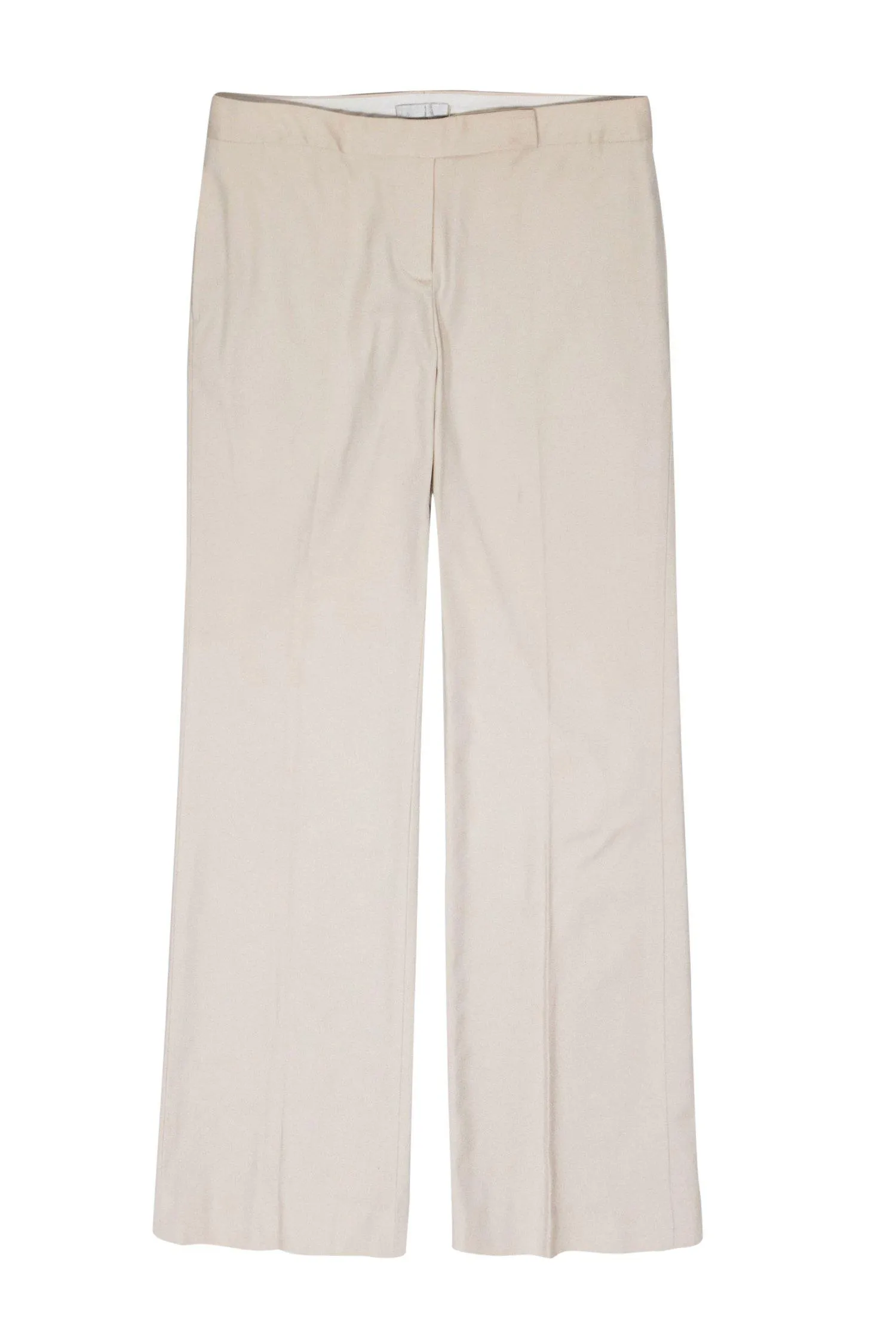 Badgley Mischka - Cream Straight Leg Slacks Sz 10