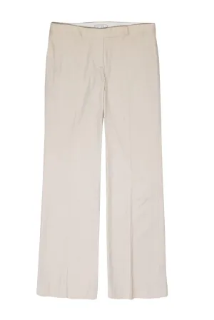 Badgley Mischka - Cream Straight Leg Slacks Sz 10