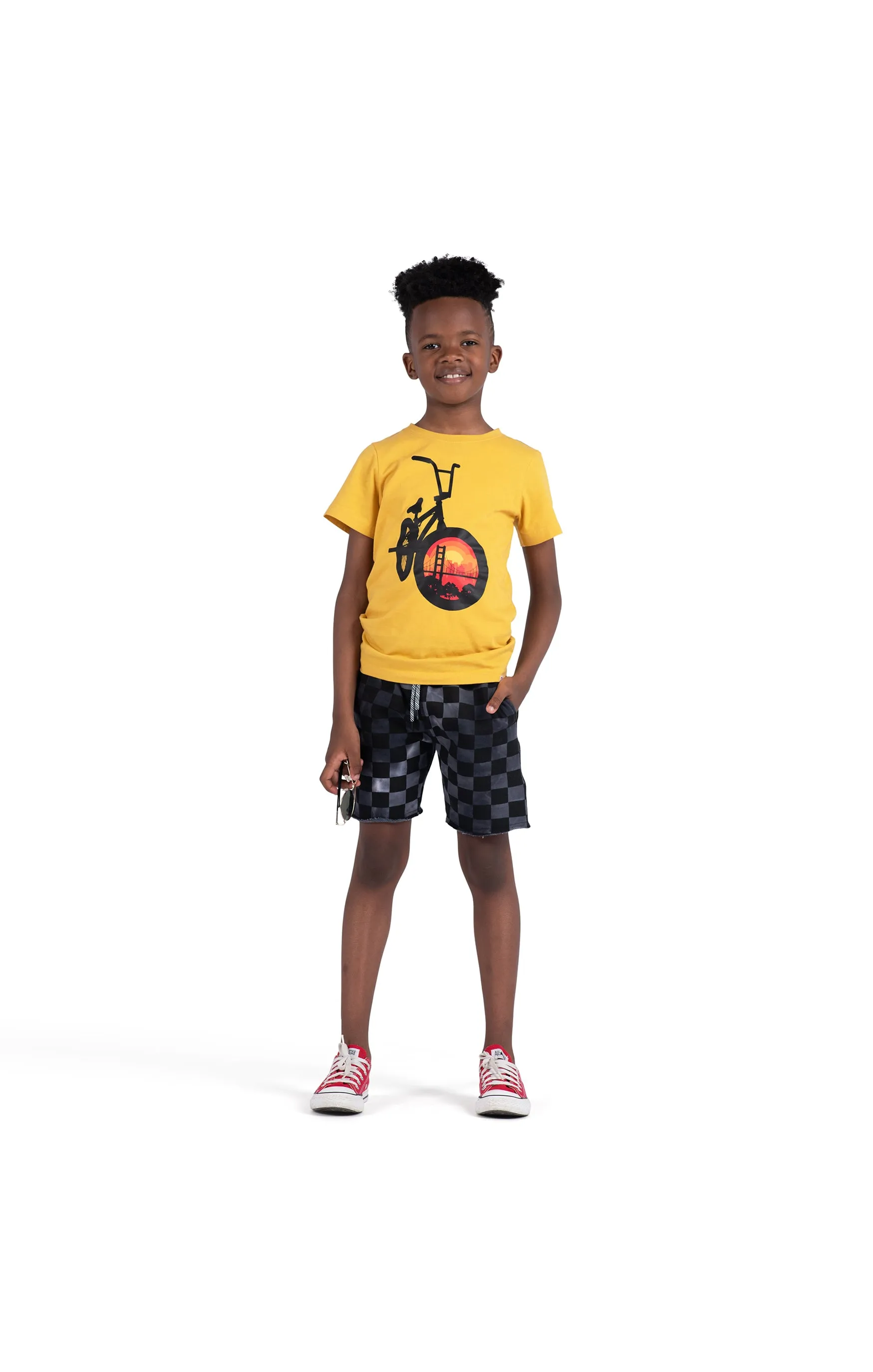 Camp Shorts - Black Check