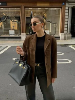Dahlia | Versatile Suede Jacket