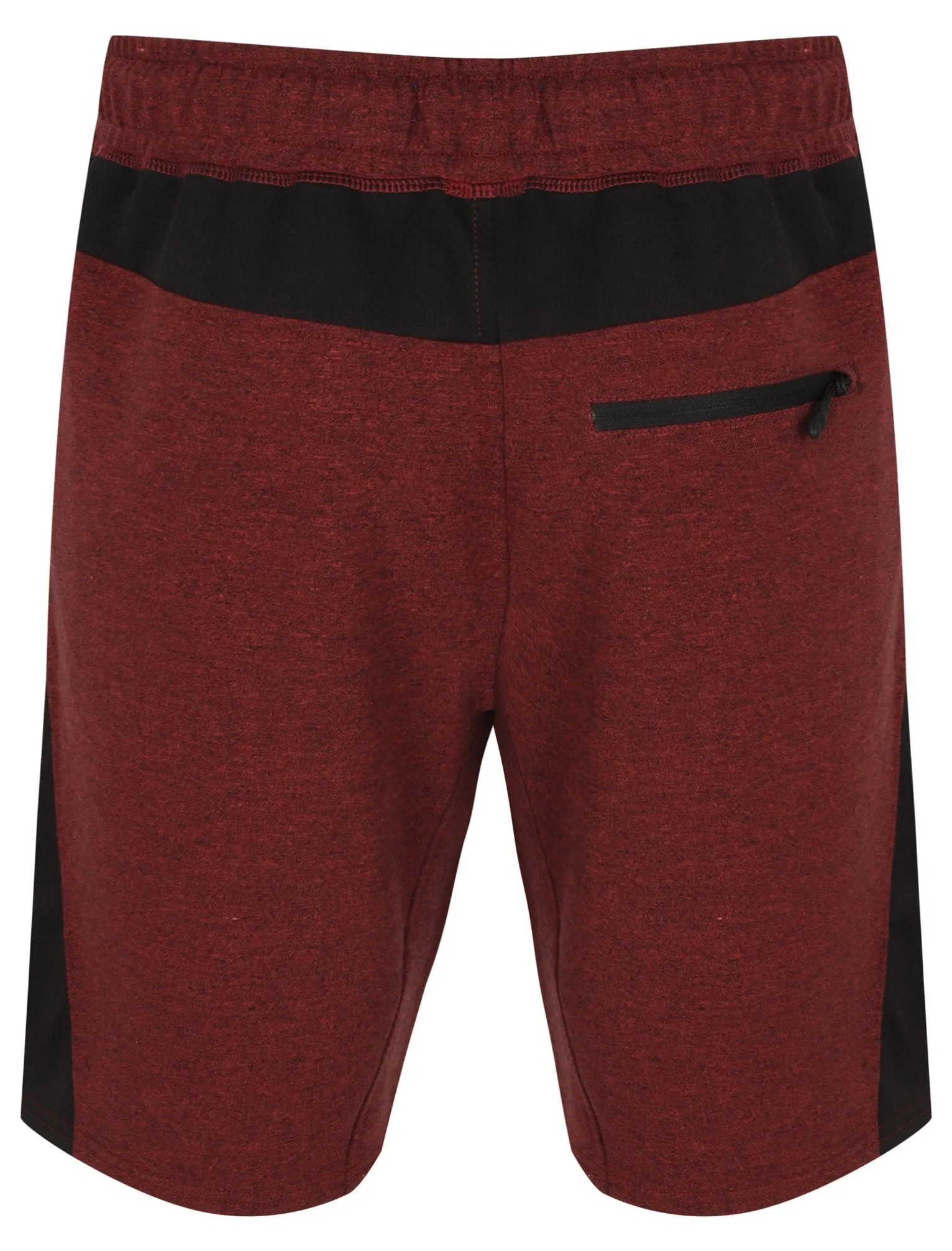 Lewis Mesh Panel Jogger Shorts In Red / Black Grindle - Tokyo Laundry Active
