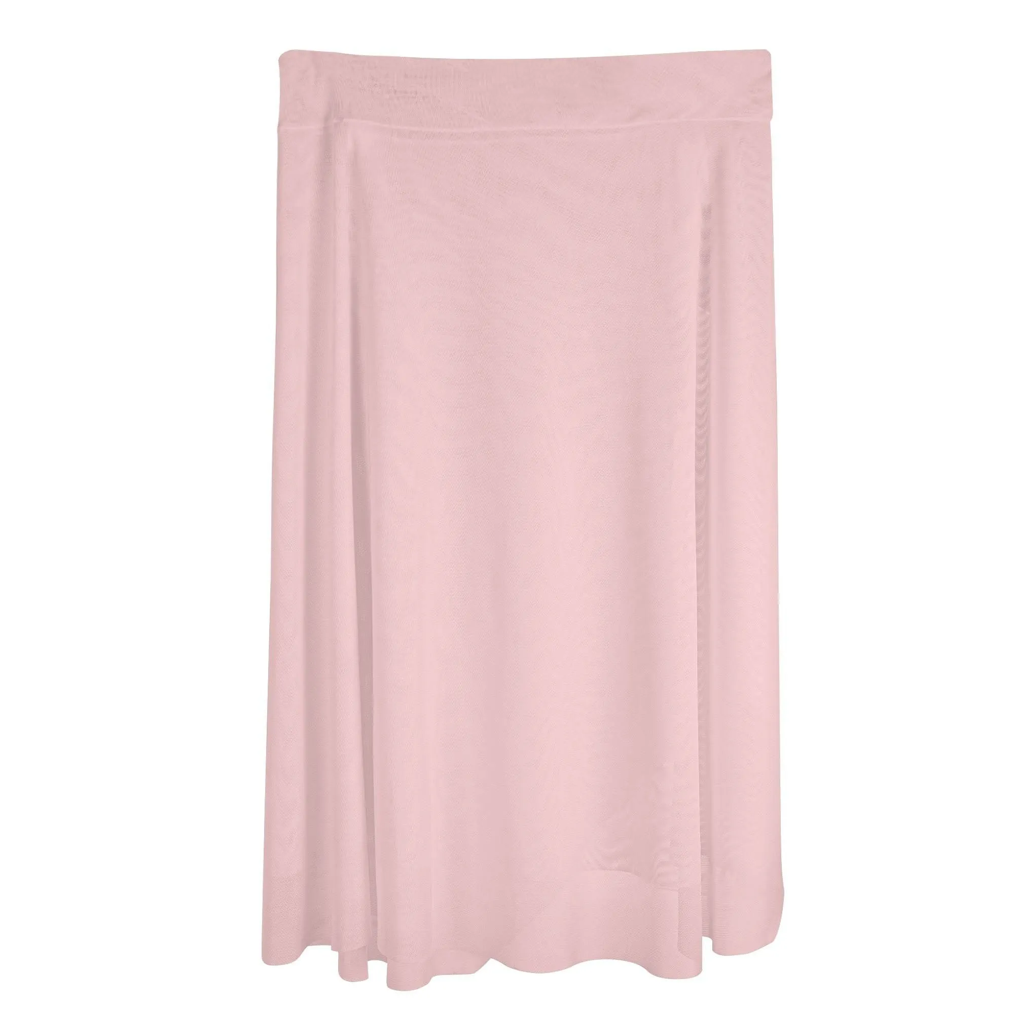 Womens Blush Swimsuit Cover Up Ruffle Tie Side Beach Sarong Wrap Maxi Skirt